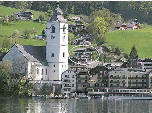 Gaestehaus Menkens Saint Wolfgang Exterior foto